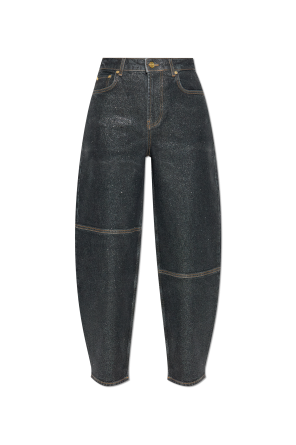 Black Straight-leg jeans FERRAGAMO - Vitkac Italy